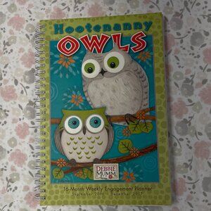 Sept 2016-Dec 2017 Planner - Hootenanny Owls - Super Cute!